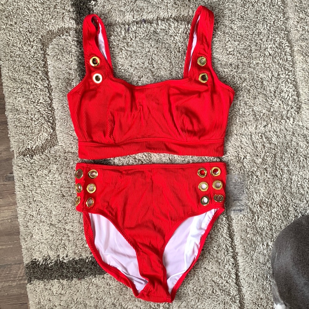 Brand new with tags red & gold Gabi Fresh bikini